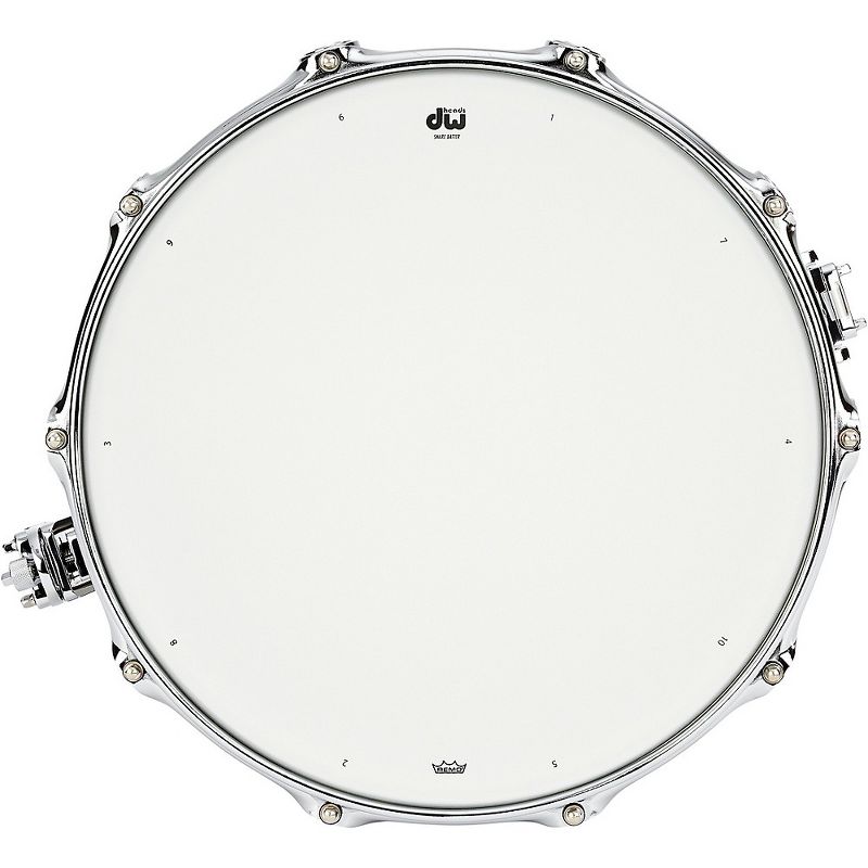 DW Collector's Series Stainless Steel Snare Drum With Chrome Hardware 14 x 6.5 in. Polished, 5 of 6