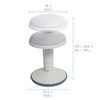 ECR4Kids Sitwell Wobble Stool with Cushion, Adjustable Height - 2 of 4