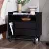 Mid-Century Modern Solid Wood 2 Drawer Storage Nightstand - Saracina Home - 4 of 4