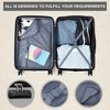 20 inch Expandable Hard Shell Carry On Luggage with Spinner Wheels, Hardside Carry On Suitcase with Tsa Lock, Lightweight Hardshell Suitcase - 4 of 4