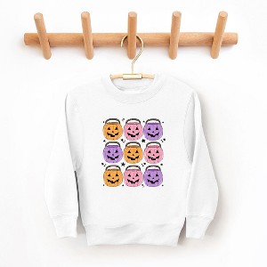 The Juniper Shop Halloween Candy Bucket Chart Youth Graphic Sweatshirt - 1 of 3