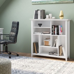 NicBex Bookcases for Living Room Modern 44" H 8 Multi Sized Cube Bookcase Storage Wood Bookshelves with Tapered Legs for Office Home - 1 of 4