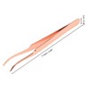 Unique Bargains Round-headed Eyelashes Tweezers for Bathroom 1 Pc - 2 of 4