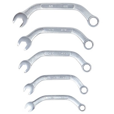 The Lakeside Collection 5-Pc. Combination Reach Around Half Moon Wrenches