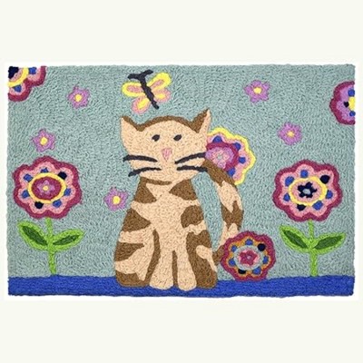 Jellybean 20" x 30" Rectangle Pet Doormat – Indoor/Outdoor Washable Doormat, Durable & Fun Accent Mat for Entryway or Porch