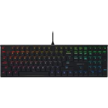 CHERRY MX 10.0N RGB Mechanical Keyboard with CHERRY MX Low Profile Speed switches, Aluminum housing, for Gaming and Work, Black (G8A-25010LVBUS-2)