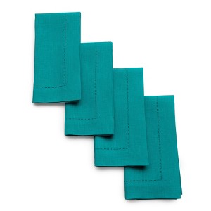Solino Home Linen Classic Hemstitch Dinner Napkins - 1 of 4