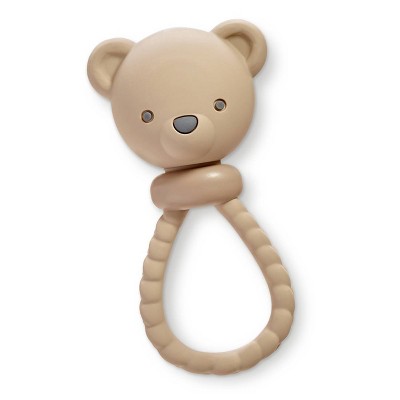 Itzy Ritzy Bitzy Shake Teether - Tan Bear