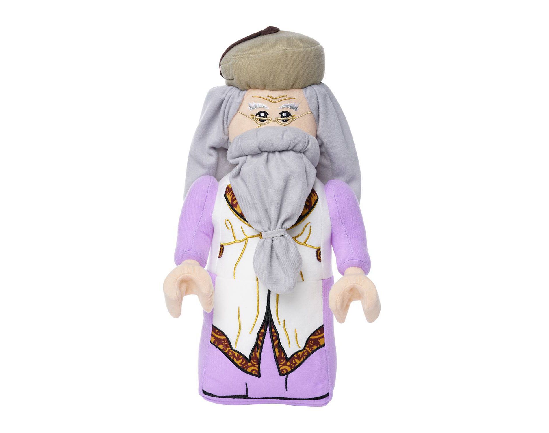 LEGO Albus Dumbledore Plush: Harry Potter Fabric Stuffed Character Toy, Hogwarts Licensed Item