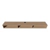 70.9" Wood Particle Board TV Stand with 3 Open Shelves, Rectangular Design and Open Storage for Living Room and Bedroom - 3 of 4