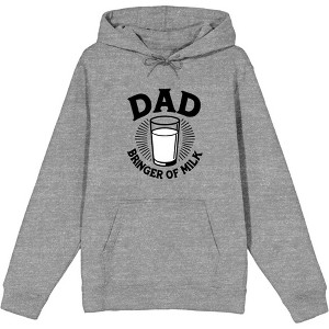 Dad Bringer Of Milk Adult Long Sleeve Hoodie - 1 of 3