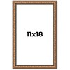 PosterPalooza | Slim Profile Gold Picture Frame - UV Acrylic, Foam Board Backing, Hanging Hardware - 2 of 4