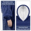 Solaris Blanket Hoodie Sweatshirt for Kids - Warm Soft Gift, Oversized Cozy Fleece Sweatshirt Pullover for Teens, Girls, Boys - 2 of 4