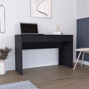 XIYUYEU Home Office Desk Modern Writing Desk with Drawers and Spacious Desktop for Study - 1 of 4