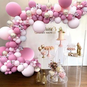 30 Pcs Sequin Confetti Latex Party Balloons Set,12 inch Red Balloons for Wedding Bridal Engagement Graduation Shower New Year Birthday Party Decor - 1 of 4