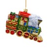 Kurt Adler 6-Inch Bellissimo Glass Santa with Train Ornament - 3 of 4