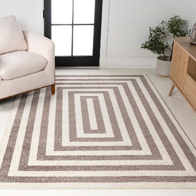 JONATHAN Y Bandol Modern Classic Mitre Stripe Area Rug