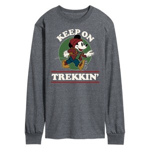 Men's - Disney - Keep On Trekkin Long Sleeve Graphic T-Shirt - 1 of 4