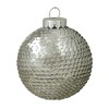 Northlight Sequin Christmas Ball Ornaments - 2.75" (70mm) - Silver - 4ct - 2 of 4