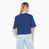 Women's Stitch Ohana Short Sleeve Graphic Skimmer T-Shirt - Navy Blue - 3 of 3