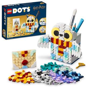 LEGO DOTS Hedwig Pencil Holder Harry Potter Crafts Set 41809
