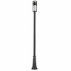 Z-Lite Luca 1 - Light Post Light in  Black - 3 of 4