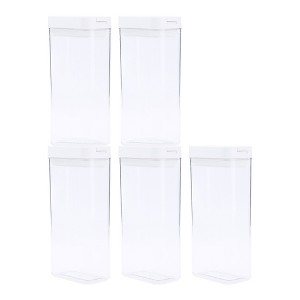 REGALWOVEN Leakproof Airtight Stackable High-Grade Plastic Food Storage Container 5 Pcs - 1 of 4