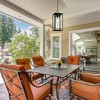 7.5" Walker Hill Outdoor Clear Glass Pendant Matte Black - EGLO: Transitional Style, ETL Listed - 4 of 4