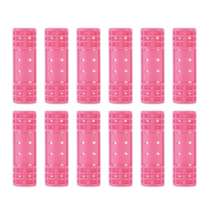Unique Bargains Women's Voluminous Hair Roller 2.68"x0.79" 12 Pcs - 1 of 4