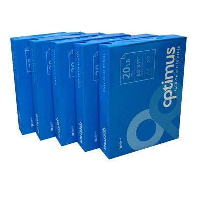 Multipurpose Copy Printer Paper, 8.5" x 11", 20 lb