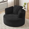 Aukfa 49" Oversized Accent Corduroy Lounge Chair with Memory Foam , No Assembly Required, for Living Room & Bedroom - 2 of 4