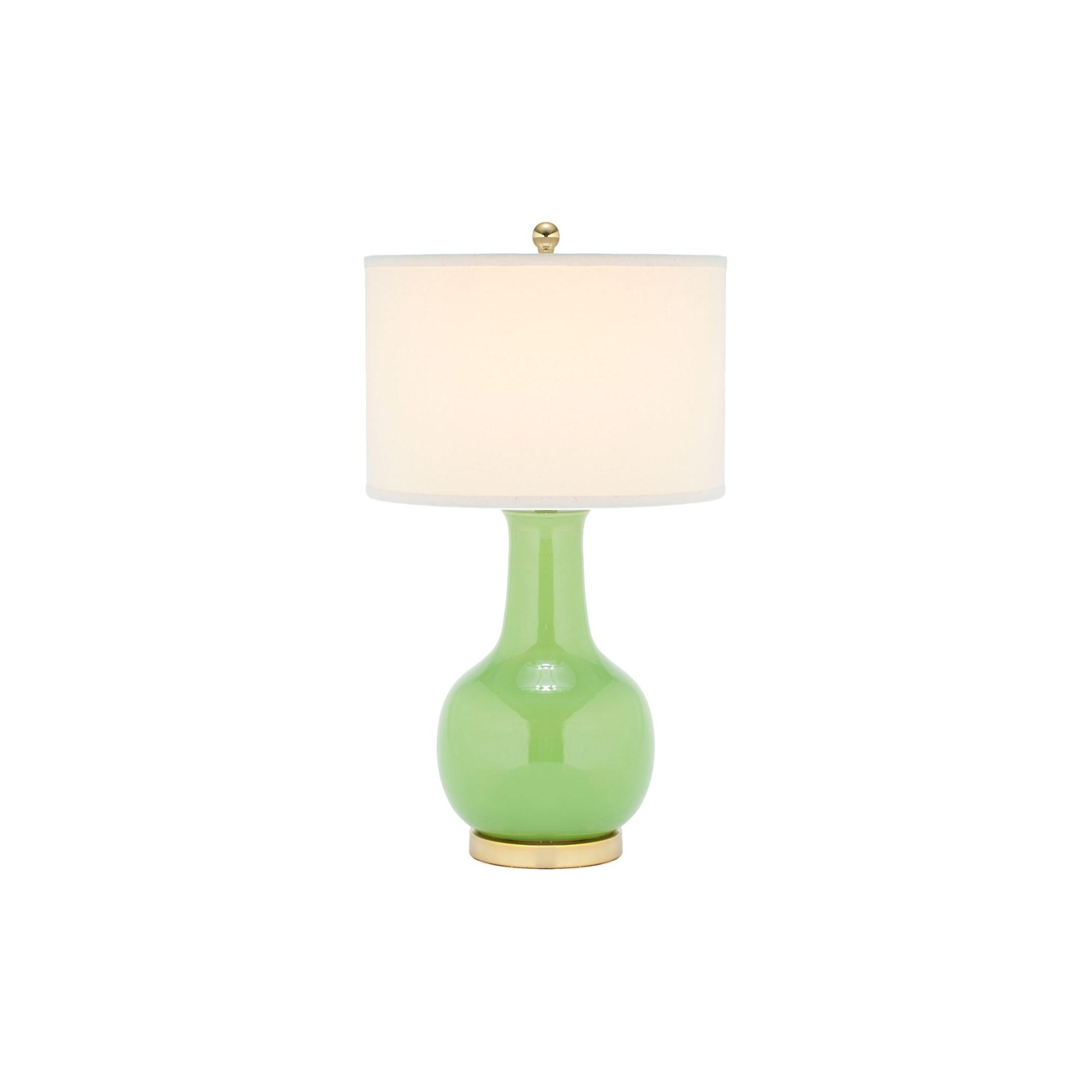 Ceramic Paris Lamp - 27.5" Height - LIT4024 - Green - Safavieh