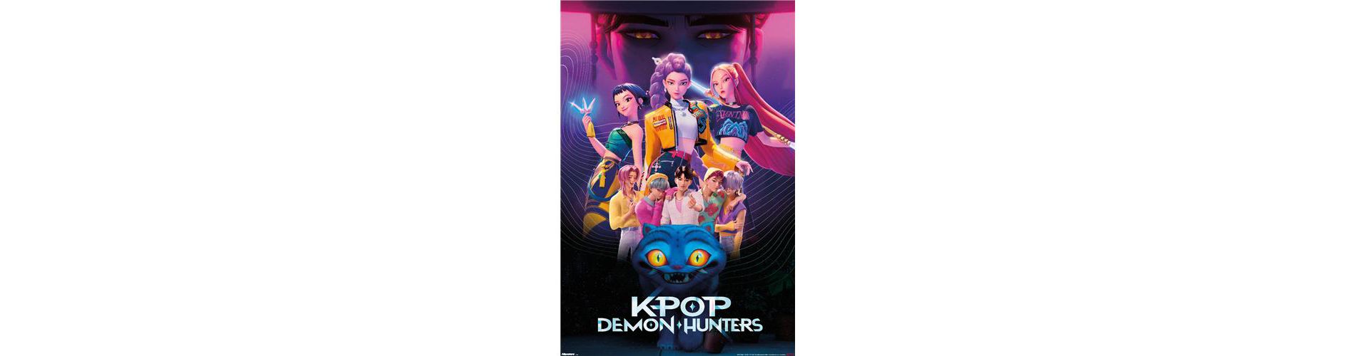 Trends International Netflix K-Pop Demon Hunters (2025) - Group Wall Poster