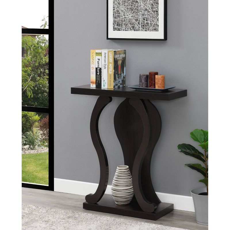 Newport Terry B Console Table with Shelf - Breighton Home, 3 of 8