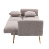 CAVINAS Loveseat Sofa with Metal Feet, Modern Convertible Sofa, Vintage Accent Sofa, Upholstered Sofa Couch for Living Room - 3 of 4
