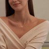 Gold Pendant Necklace for Women - HTUTWOO™ Dainty Diamond Necklaces for Women Simple 14K Gold Plated Paperclip Choker Necklaces for Women Gifts - 2 of 4
