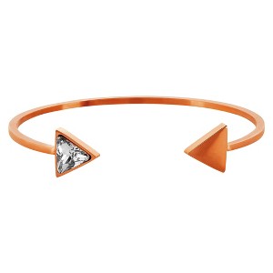 ELYA Triangle Cuff Bracelet - Rose Gold, Women