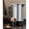 VEVOR Commercial Coffee Urn, 100 Cup 15 L Hot Beverage Dispenser with Dripless Faucet, Quick-Brewing Stainless Steel Commercial Coffee Maker, Silver - 3 of 4
