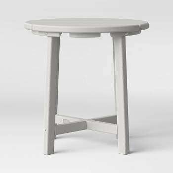 Shawboro POLYWOOD Patio Side Table - White - Threshold™