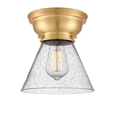 Cone - 1 Light Flush Mount In Industrial Style-7.4 Inches Tall and 7.75 Inches Wide