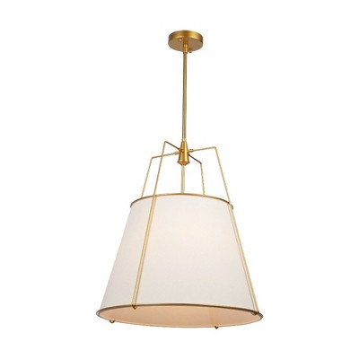 Artcraft Lighting Pullman 4 - Light Pendant in  Brass