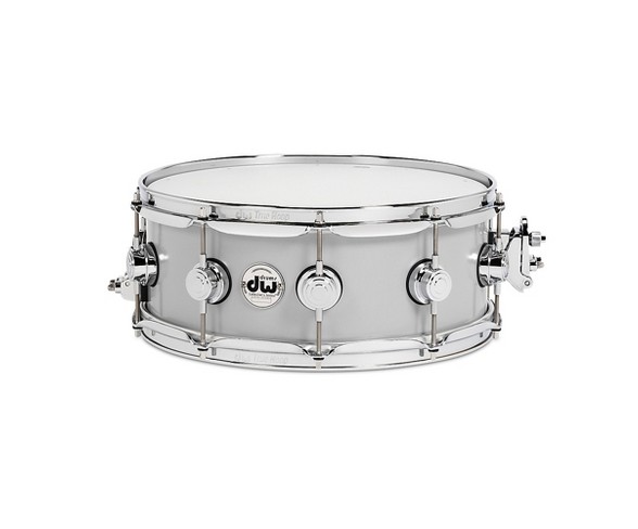 DW Thin Aluminum Snare Drum 14 x 5.5 in. Chrome Hardware