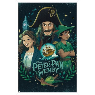 Trends International Disney Peter Pan & Wendy - Collage Framed Wall ...