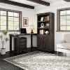 Farmhouse Bookshelves and White Bookcases with Doors for Home Office, Living Room, Bedroom - 4 of 4