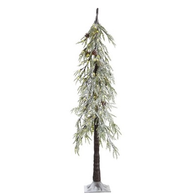 The Lakeside Collection Lighted Alphine Christmas Trees - 3 1/2-Ft.