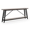 Syemin Console Tables Industrial Sofa Table, Extra Long Entryway Console, Console Table Behind Couch, Narrow Sofa Table, Gray, 70.87"*11.61"*31.5" - 2 of 4