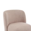 CAVINAS Modern Low Back Armless Accent Chair with Round Pine Legs,Comfy Chairs Perfect for Small Spaces,Living Room,Bedroom,Reading Room - 2 of 4