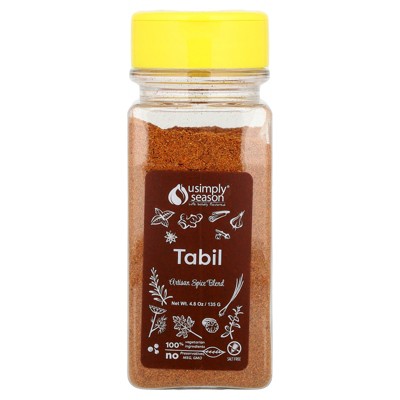 USimplySeason Artisan Spice Blend, Tabil , 4.8 oz (135 g)