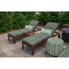 Casual Cushion Solid Sunbrella Fabric 1-Piece Indoor/Outdoor Lumbar Pillow, 22"W x 9"L - 2 of 4