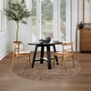 Washable Modern Solid Non Slip Area Rugs for Bedroom Living Room, Low Pile Soft Carpet for Home Office - 3 of 4